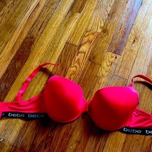 34DD Red bra